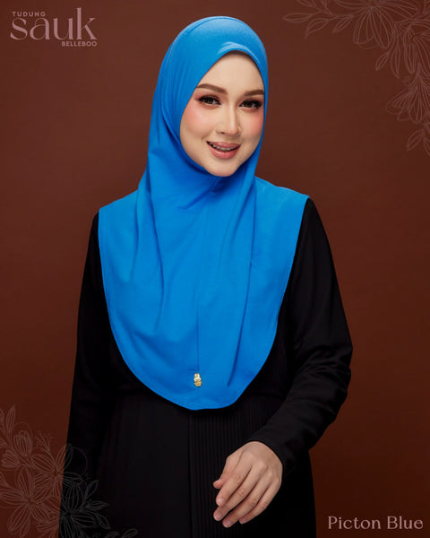 TUDUNG SAUK BELLEBOO (PICTON BLUE)