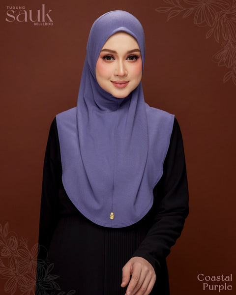 TUDUNG SAUK BELLEBOO (COASTAL PURPLE)