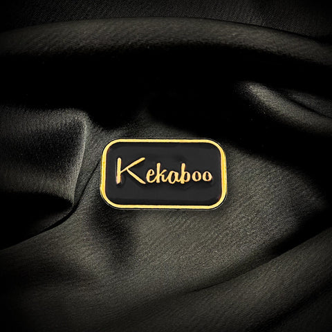 KEKABOO BLACK SQUARE PIN