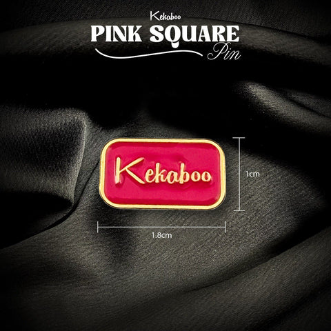 KEKABOO BLACK SQUARE PIN