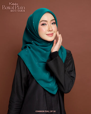 BAWAL PLAIN BATU TABUR (BT30 COMMON TEAL)