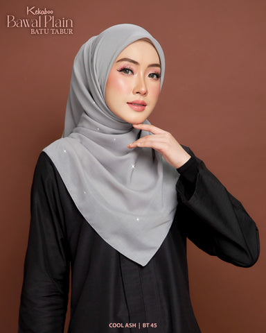 BAWAL PLAIN BATU TABUR (BT45 COOL ASH)