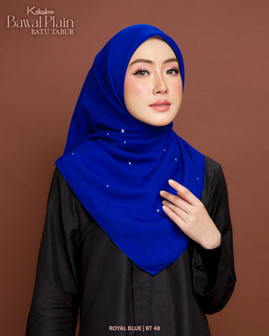 BAWAL PLAIN BATU TABUR (BT48 ROYAL BLUE)