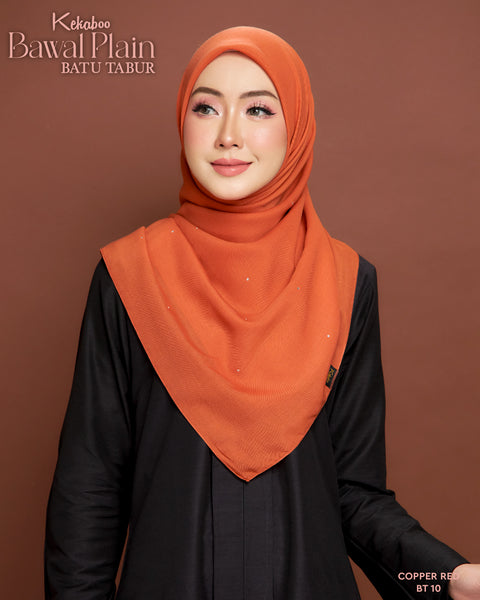 BAWAL PLAIN BATU TABUR (BT10 COPPER RED)