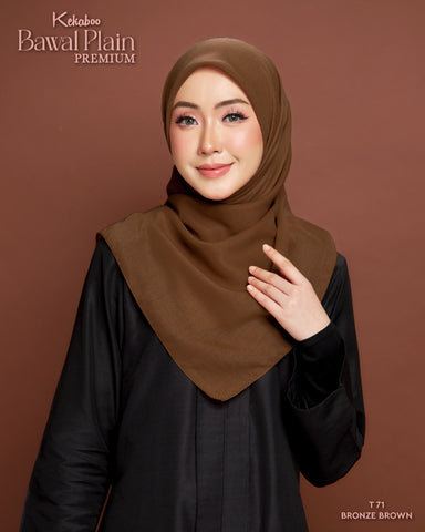 BAWAL PLAIN COTTON PREMIUM (T71 BRONZE BROWN)