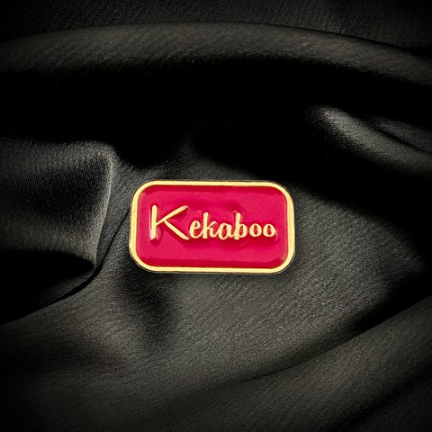 KEKABOO PINK SQUARE PIN