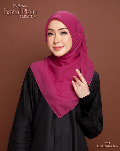 BAWAL PLAIN COTTON PREMIUM (T22 BUBBLEGUM PINK)