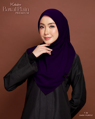 BAWAL PLAIN COTTON PREMIUM (T30 DARK PURPLE)