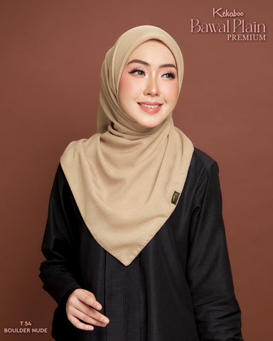 BAWAL PLAIN PREMIUM COTTON (T54 BOULDER NUDE)