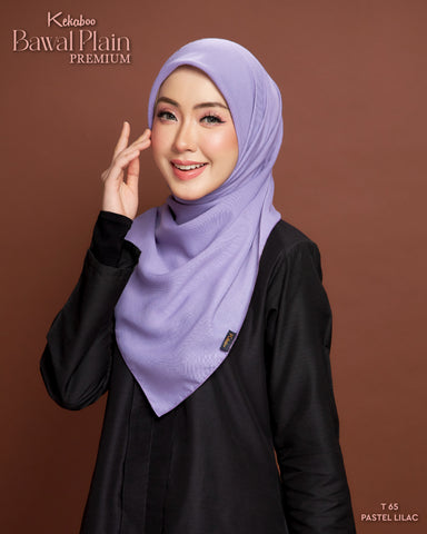 BAWAL PLAIN PREMIUM COTTON (T65 PASTEL LILAC)