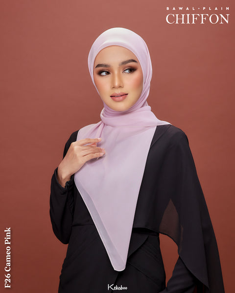 KEKABOO EASYWEAR CHIFFON PLAIN (F26 CAMEO PINK)