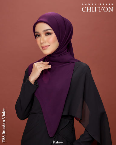 KEKABOO EASYWEAR CHIFFON PLAIN (F28 RUSSIAN VIOLET)