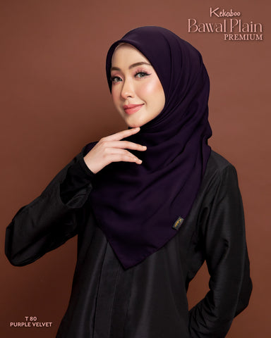 BAWAL PLAIN COTTON PREMIUM (T80 PURPLE VELVET)