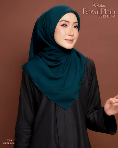 BAWAL PLAIN COTTON PREMIUM (T59 DEEP TEAL)