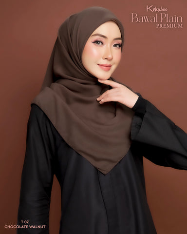 BAWAL PLAIN COTTON PREMIUM (T07 CHOCOLATE WALNUT)