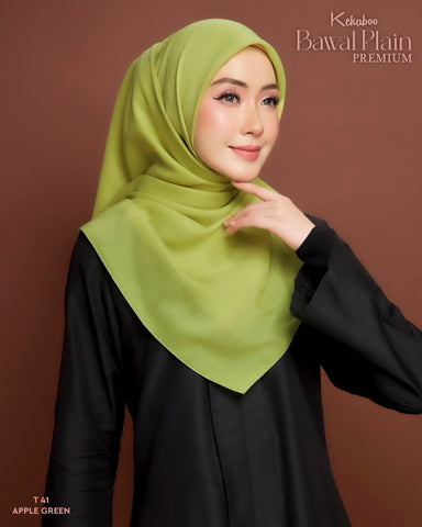 BAWAL PLAIN COTTON PREMIUM (T41 APPLE GREEN)