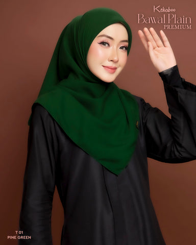 BAWAL PLAIN COTTON PREMIUM (T01 PINE GREEN)