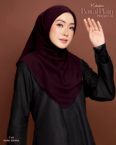 BAWAL PLAIN COTTON PREMIUM (T40 DARK SIENNA)