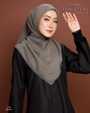 BAWAL PLAIN COTTON PREMIUM (T35 EBONY)