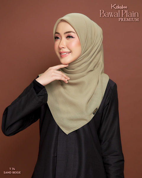 BAWAL PLAIN COTTON PREMIUM (T74 SAND BEIGE)